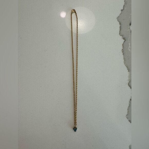 Mickey Mouse Disney necklace blue crystal - Picture 3 of 3